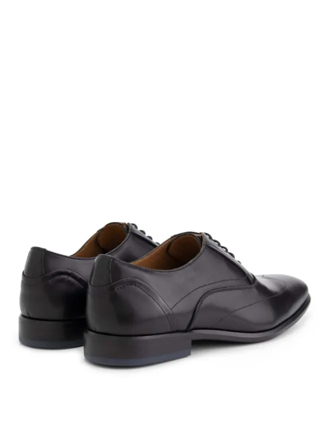 DENBROECK Schnürschuhe^Platt St. in Schwarz