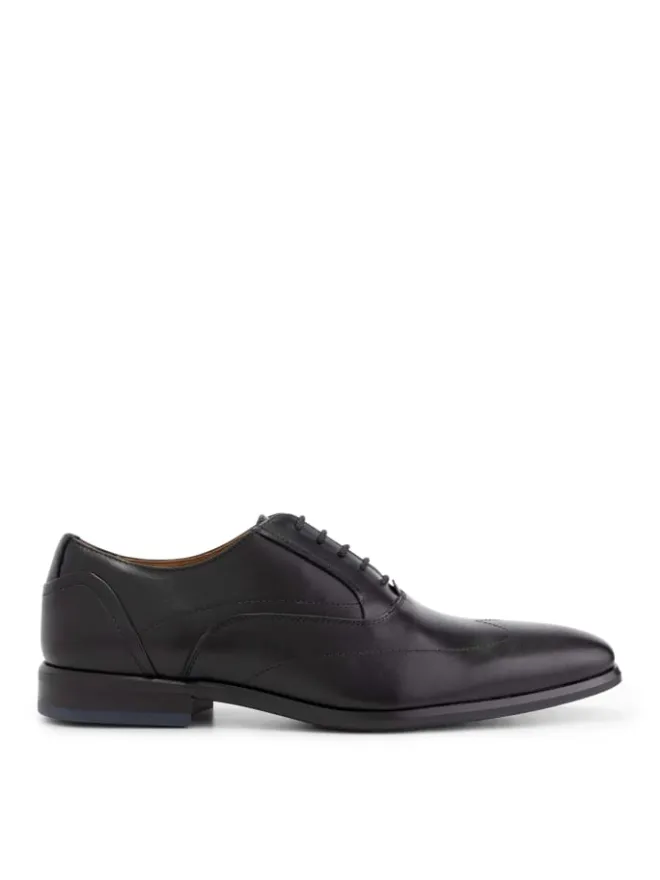 DENBROECK Schnürschuhe^Platt St. in Schwarz