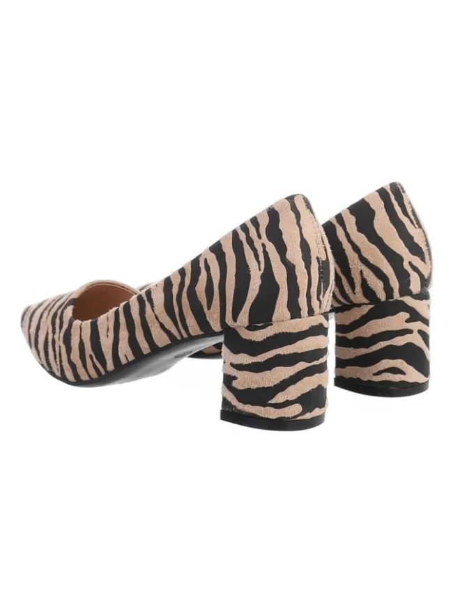 Ital-Design Pumps^Pump in Beige und Schwarz
