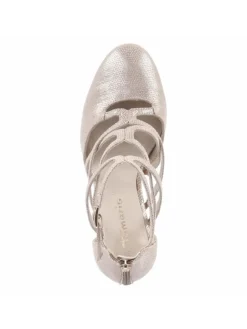 Pumps in gold><noscript><img width=