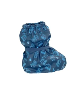 Regenfüßlinge mit Fleece-Futter Baustelle in Marine>Playshoes New