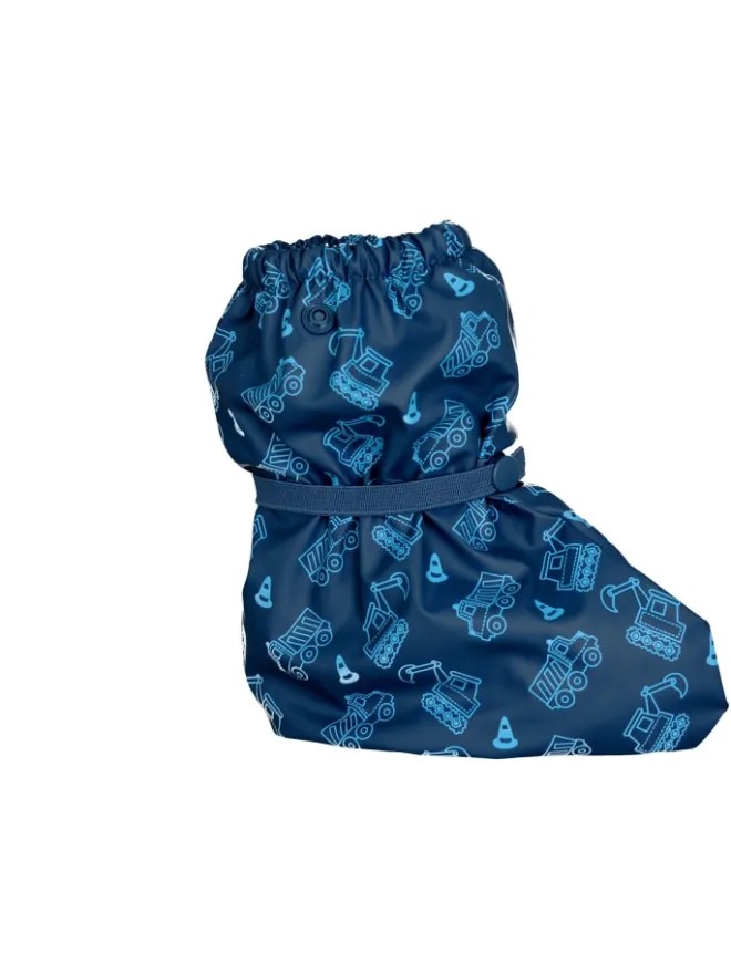 Regenfüßlinge mit Fleece-Futter Baustelle in Marine>Playshoes New