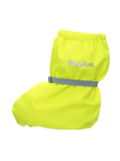 Playshoes Gummistiefel^Regenfüßlinge mit Fleece-Futter in Neongelb