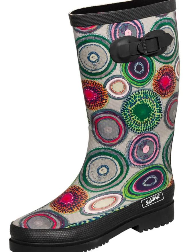 Regenstiefel Anja in schwarz/multi>Bockstiegel