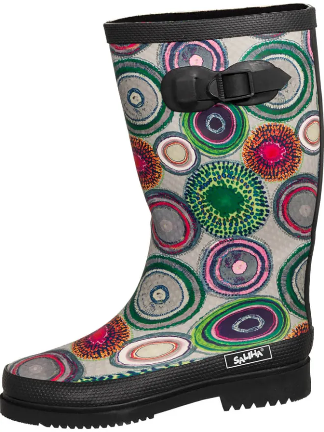 Regenstiefel Anja in schwarz/multi>Bockstiegel