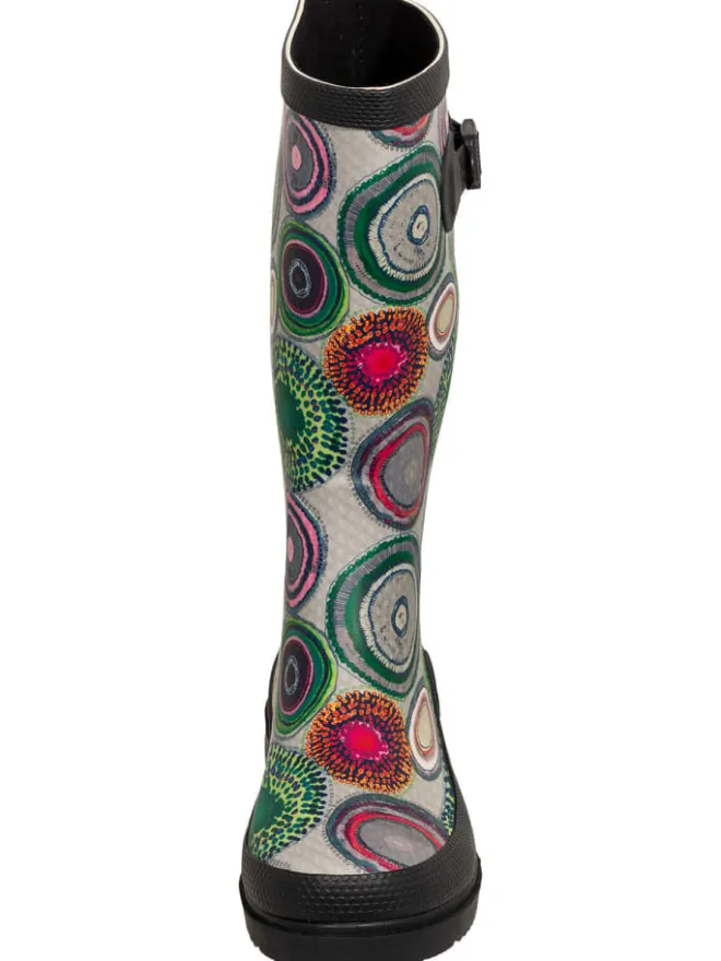 Regenstiefel Anja in schwarz/multi>Bockstiegel