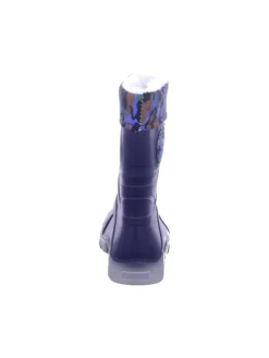 Regenstiefel Gefüttert in blau><noscript><img width=