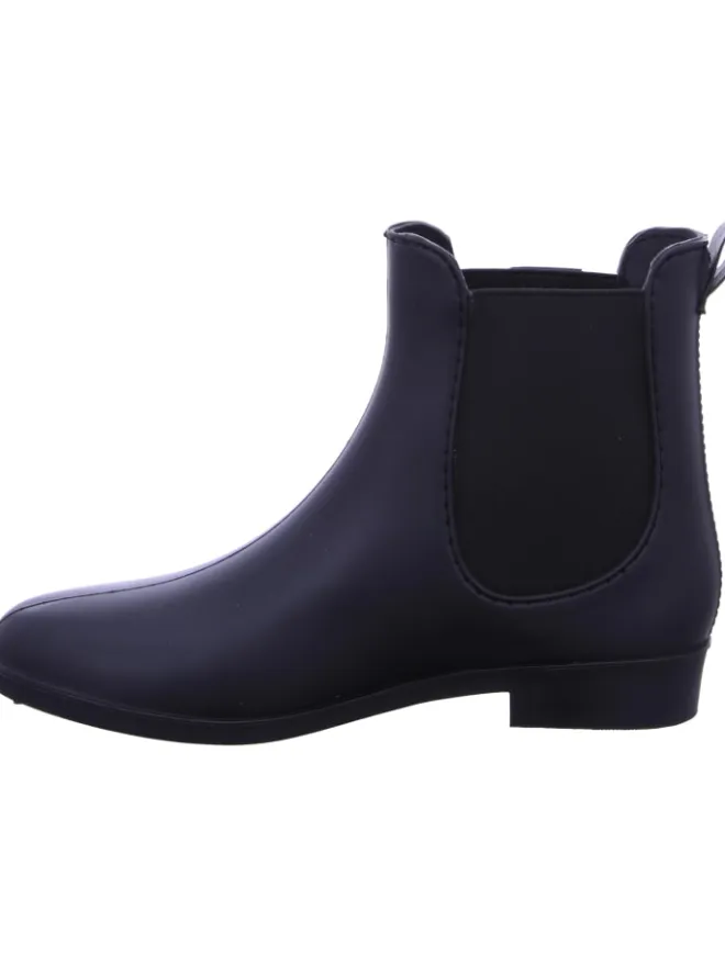 Scandi Gummistiefel^Regenstiefel Gefüttert in schwarz