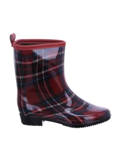 Scandi Gummistiefel^Regenstiefel Gefüttert in rot