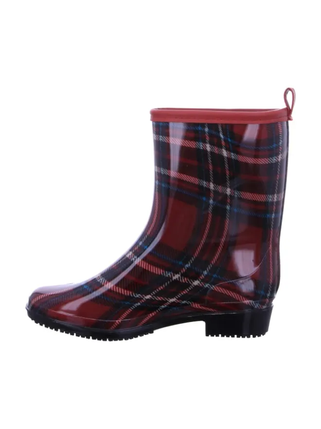 Scandi Gummistiefel^Regenstiefel Gefüttert in rot