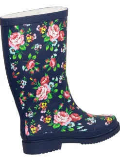 Bockstiegel Gummistiefel^Regenstiefel Julia in dunkelblau/multi