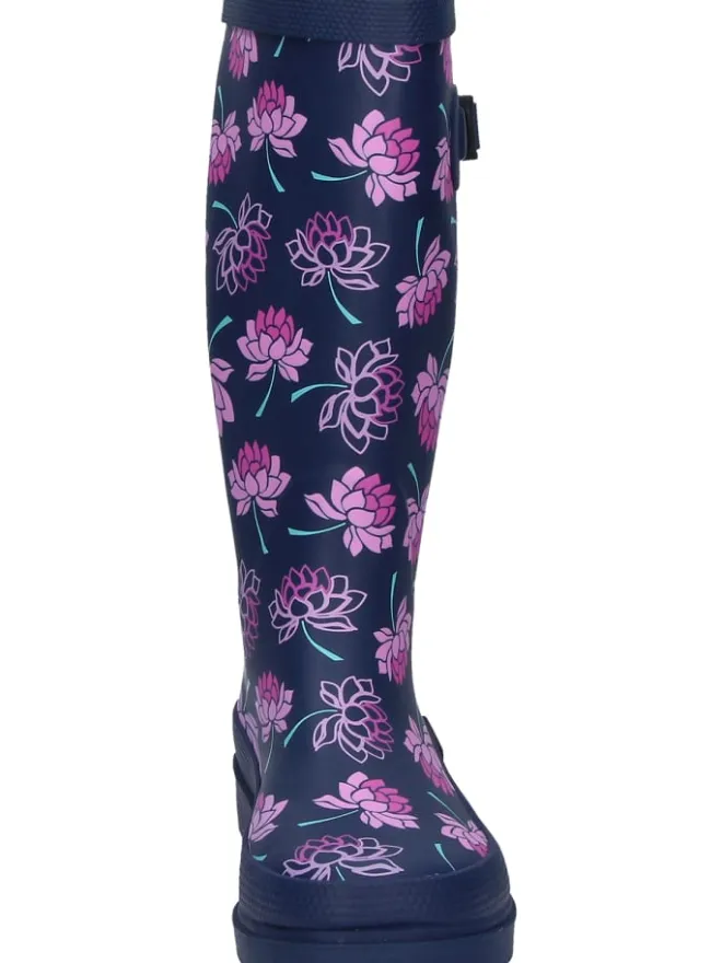 Bockstiegel Gummistiefel^Regenstiefel Lena in dunkelblau/multi