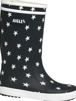 AIGLE Gummistiefel|Gummistiefel^Regenstiefel Lolly-Pop 2 Sterne in marineblau/weiß