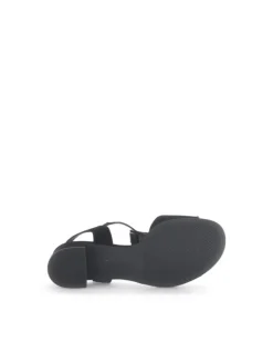Riemchensandalen in schwarz><noscript><img width=
