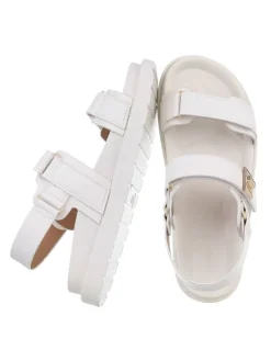 Ital-Design Sandalen^Sandale & Sandalette in Weiß