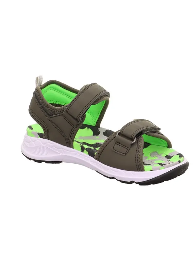 superfit Sandalen·Sandalen^Sandale "Criss cross" in Khaki/ Grün