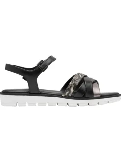 Sandale in BLACK COMB><noscript><img width=