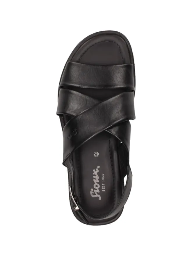 Sandale Mirtas in schwarz>Sioux Discount