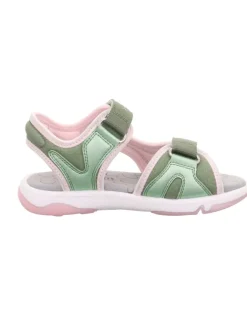 superfit Sandalen·Sandalen^Sandale PEBBLES in Hellgrün/Rosa