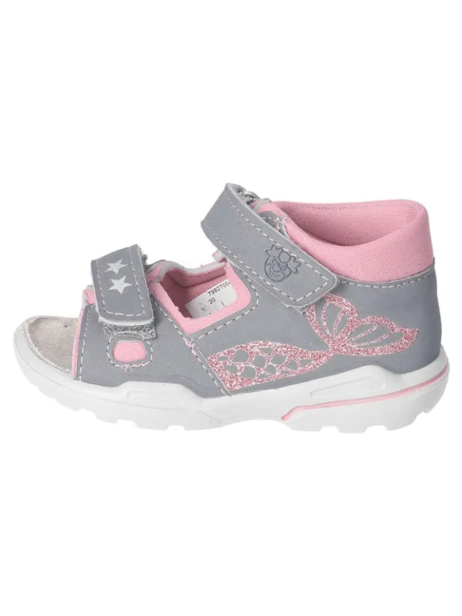Sandalen "Arielle" in Grau/ Rosa>PEPINO New