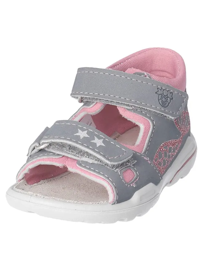 Sandalen "Arielle" in Grau/ Rosa>PEPINO New