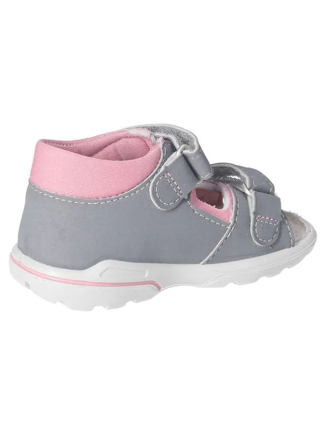Sandalen "Arielle" in Grau/ Rosa>PEPINO New