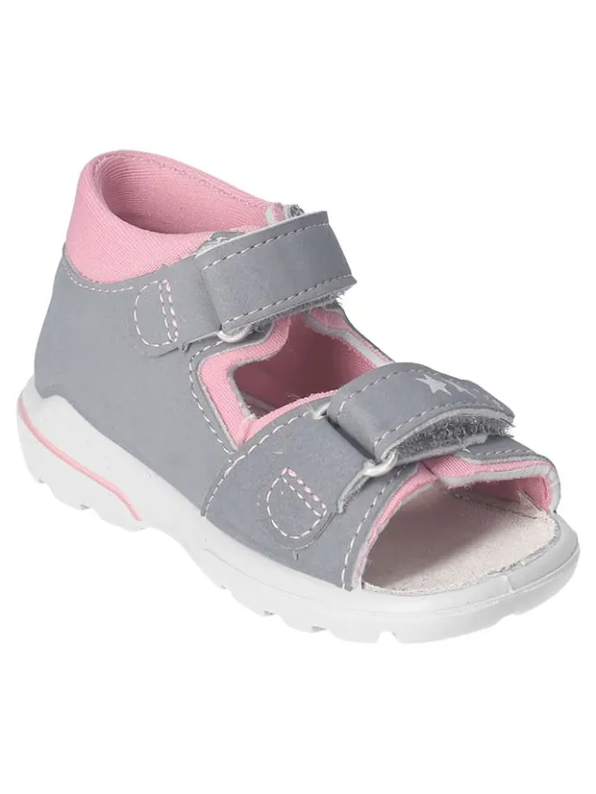 Sandalen "Arielle" in Grau/ Rosa>PEPINO New