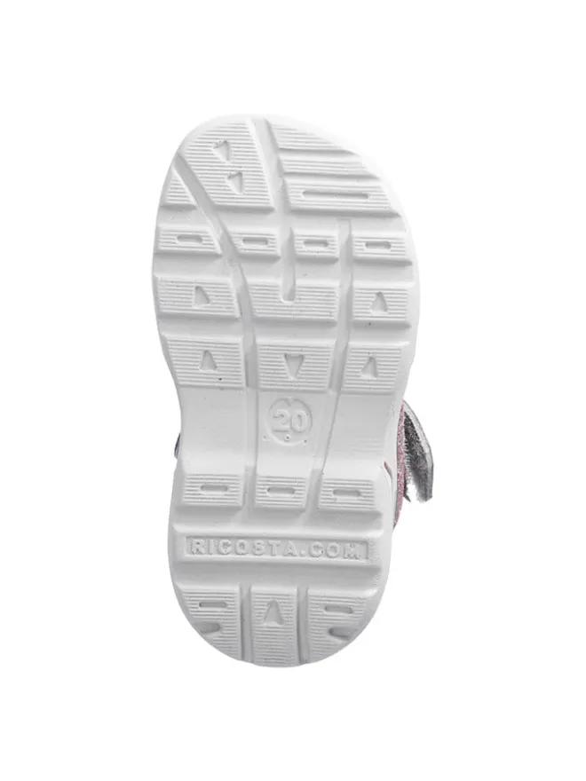 Sandalen "Arielle" in Grau/ Rosa>PEPINO New