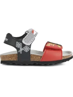 Geox Sandalen^Sandalen "Chalki" in Rot/ Schwarz