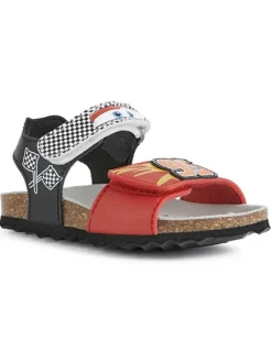 Geox Sandalen^Sandalen "Chalki" in Rot/ Schwarz