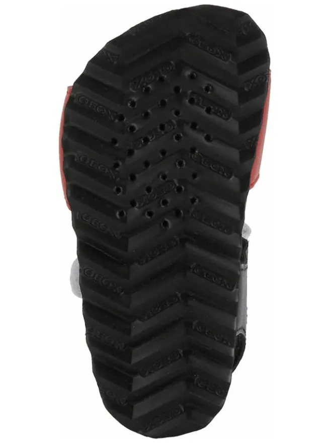 Geox Sandalen^Sandalen "Chalki" in Rot/ Schwarz
