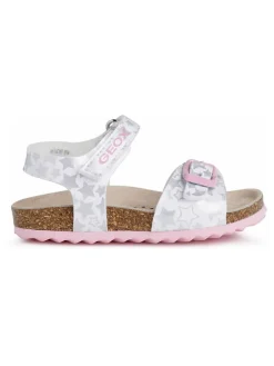Geox Sandalen^Sandalen "Chalki" in Weiß/ Silber