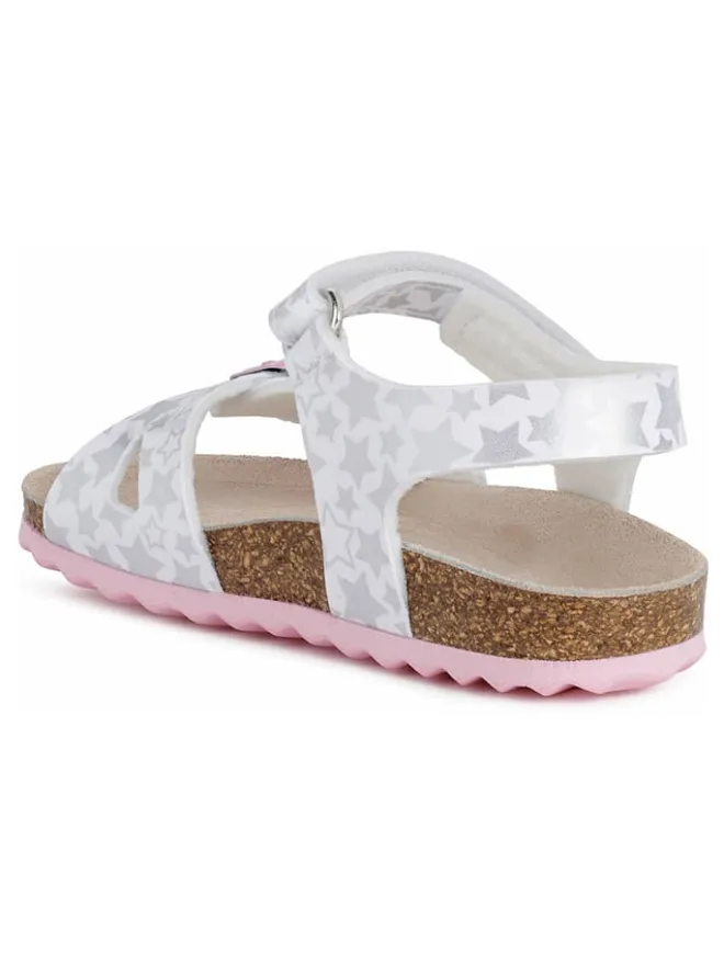 Geox Sandalen^Sandalen "Chalki" in Weiß/ Silber
