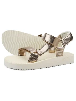 Sandalen "Comfy" in Beige/ Gold>Flip Flop Discount
