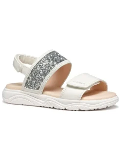 Geox Sandalen·Sandalen^Sandalen "Deaphne" in Silber/ Weiß