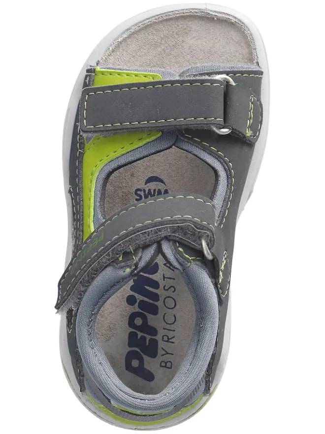 Sandalen "Espi" in Grau/ Grün>PEPINO Online