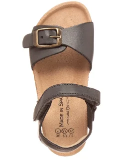 Sandalen in Anthrazit><noscript><img width=
