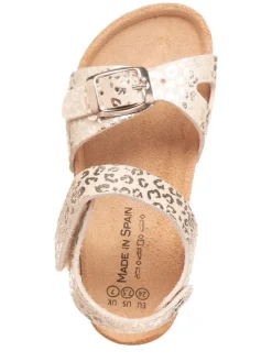 Sandalen in Beige/ Gold><noscript><img width=
