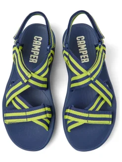 Sandalen in Blau/ Grün><noscript><img width=