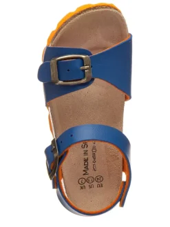 billowy Sandalen^Sandalen in Blau/ Orange