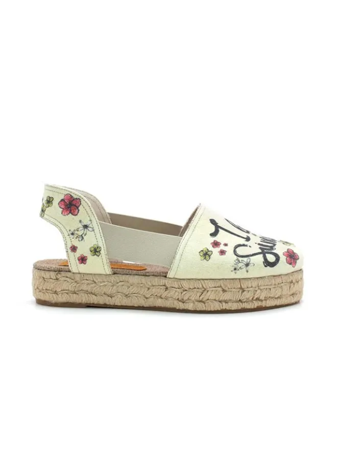 Sandalen in Creme/ Bunt>Calceo Discount