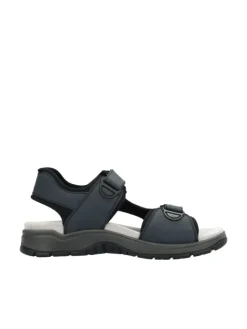 Sandalen in denim/schwarz/schwarz><noscript><img width=