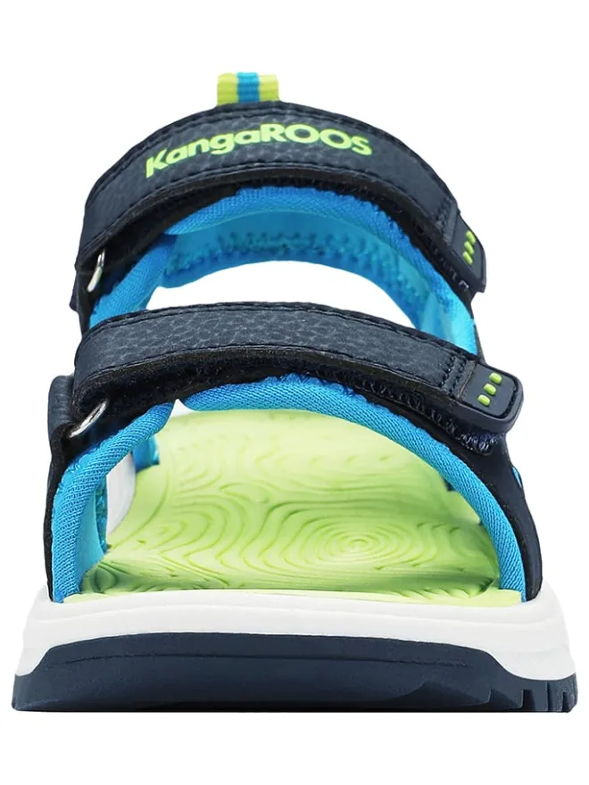 Sandalen in Dunkelblau/ Grün>Kangaroos Hot