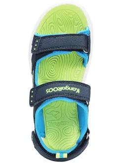 Sandalen in Dunkelblau/ Grün><noscript><img width=