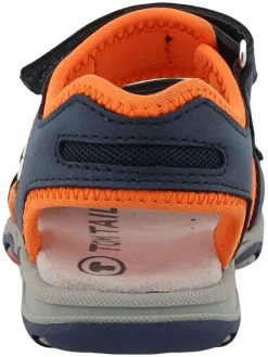 Sandalen in Dunkelblau/ Orange><noscript><img width=