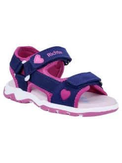 Sandalen in Dunkelblau/ Pink>Richter Shoes Online