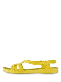 Sandalen in Gelb><noscript><img width=