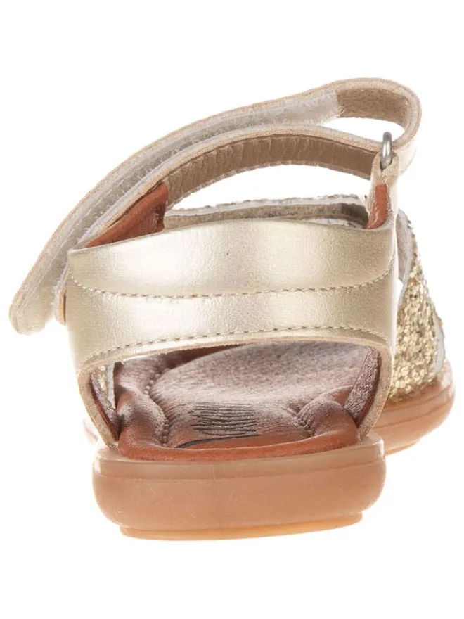Sandalen in Gold>lamino Discount