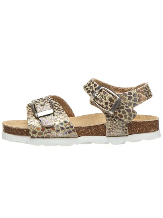 billowy Sandalen^Sandalen in Gold/ Bunt