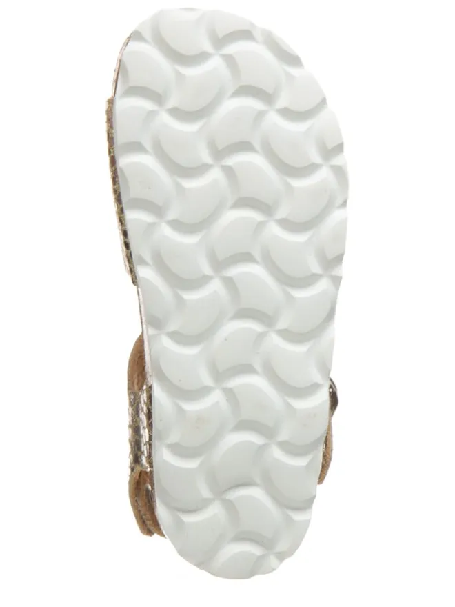 billowy Sandalen^Sandalen in Gold/ Bunt